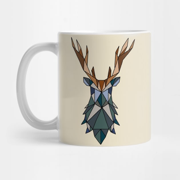 Geometric Deer by HLeslie Design